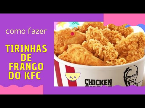 Tirinhas de frango do KFC como fazer #tirinhas #frango