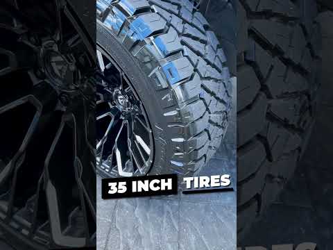 Clean 2023 Chevy Silverado build with 22x12 Fuel Rebar wheels, 35 Inch Tires, and a 6 inch lift kit.