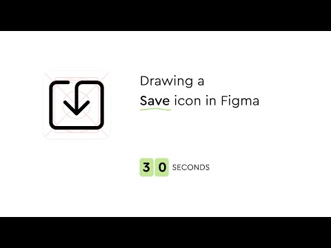 Save Icon Design Using Grids - Figma
