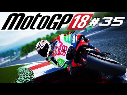 MotoGP 18 | RIDER CAREER #35 | MASSIVE CRASH | Austria (Pro)