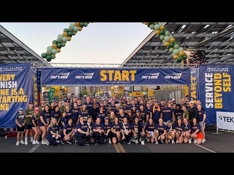 Pat Tillman Run 2025 event video, Baltimore MD