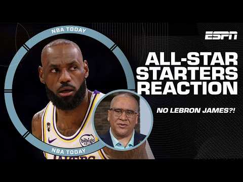 LeBron James NOT named an All-Star starter 😳 Marc J. Spears compares to Michael Jordan | NBA Today