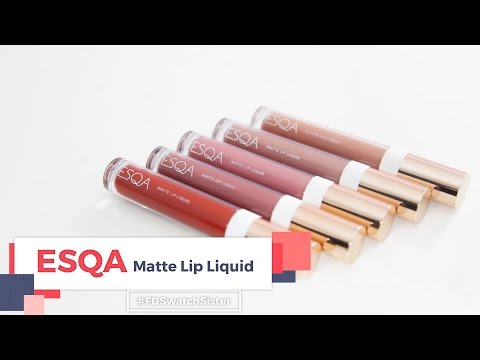 ESQA Cosmetics Matte Lip Liquid | FD Swatch Sister