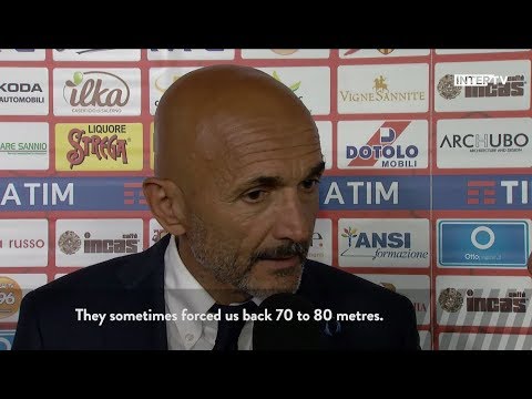 Benevento 1-2 Inter, post match reaction from Luciano Spalletti