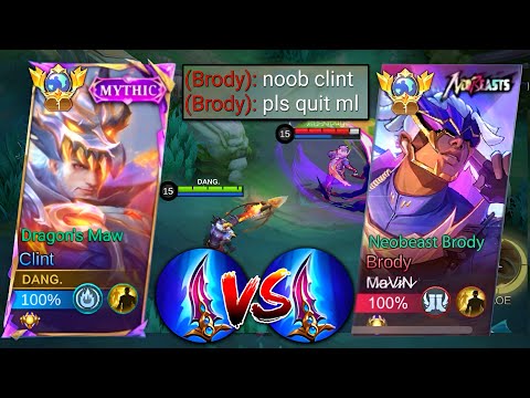 GLOBAL CLINT VS TOP 1 GLOBAL BRODY TRASHTALKER🔥 | ONE OF THE HARDEST RANKED GAME! (WHO WILL WIN?)