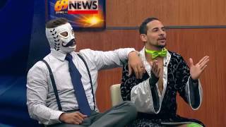 King of Trios 2016 interview ends with Jaciel body slamming wrestler
