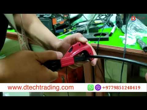 Worldlink ADSS fiber 12 core cutting by round cutter / Horizontal cutter in Nepal || D-TECH