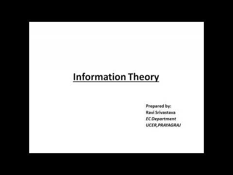 INFORMATION THEORY PART 1- introduction to information & entropy