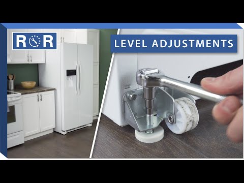 How to Adjust the Level in a Refrigerator
