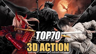 Top 70 3D Action ( Soul's like / Hack & Slash / Stealth) Games Upcoming in 2023 & 2024
