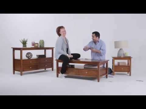 Warm Shaker 48" Console Table Video 1