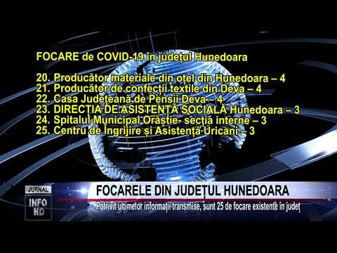 FOCARELE DIN JUDEȚUL HUNEDOARA