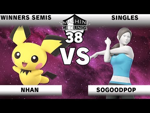 Smashing Grounds 38 Winners Quarters - Nhan (Pichu) v SoGoodPop (Wii Fit Trainer)
