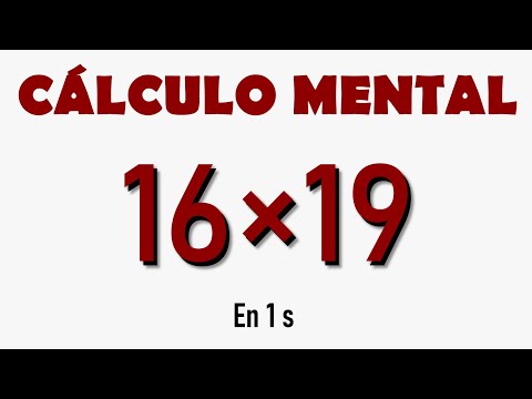 CÓMO MULTIPLICAR NÚMEROS DE DOS CIFRAS. CÁLCULO MENTAL