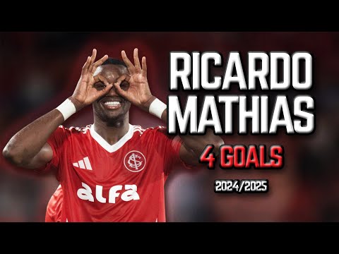Ricardo Mathias - All 4 Goals for Internacional - 2024/2025