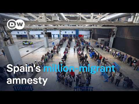 Spain allows undocumented migrants to apply for residency permits | DW News