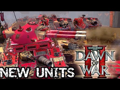 NEW UNITS: Mega Khorne Tanks vs Aeldari! - Astartes Mod 3.3 | WH40K: Dawn of War 2: Retribution