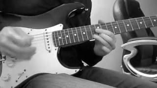 David Bowie - Cat People solos &amp; riff cover (Stevie Ray Vaughan)