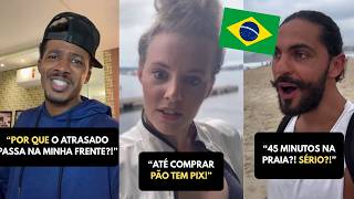 GRINGOS vivem situações comuns no Brasil e TERMINAM COMPLETAMENTE APAIXONADOS pelo país