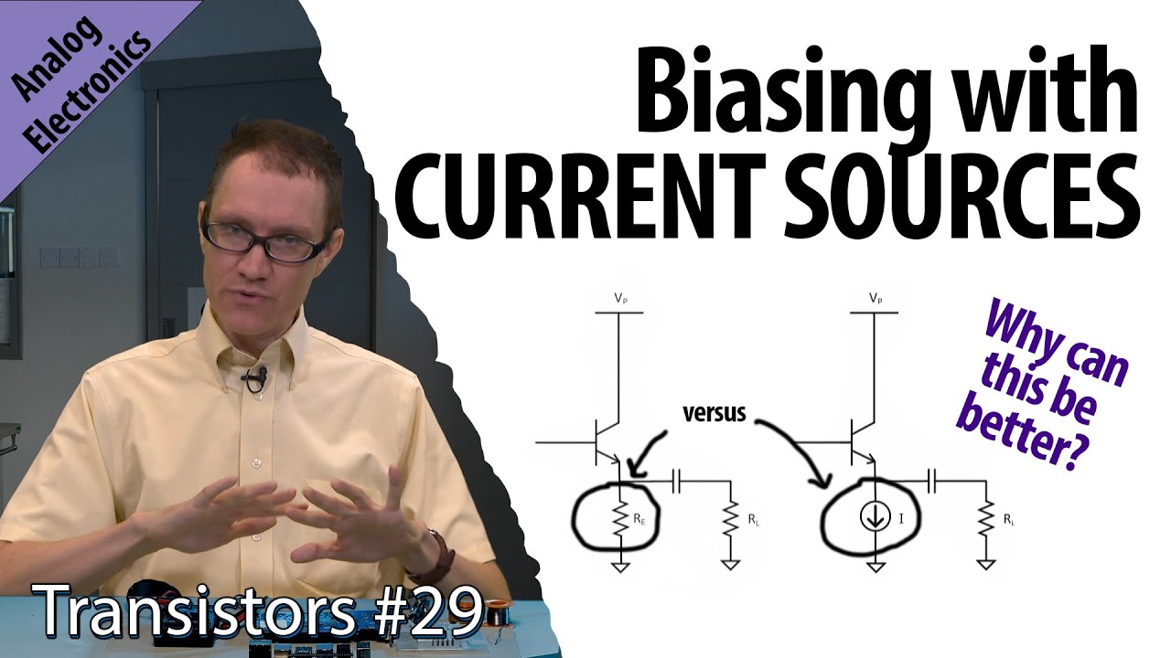 Biasing transistors with current sources (29-Transistors)