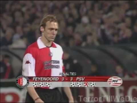 Feyenoord 1 x 1 PSV p(5-4) Taça UEFA 2001/02 Quar...