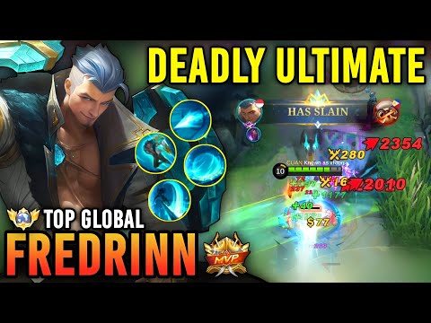 DEADLY ULTIMATE!! FREDRINN BEST BUILD 2023 | TOP GLOBAL FREDRINN GAMEPLAY - MOBILE LEGENDS