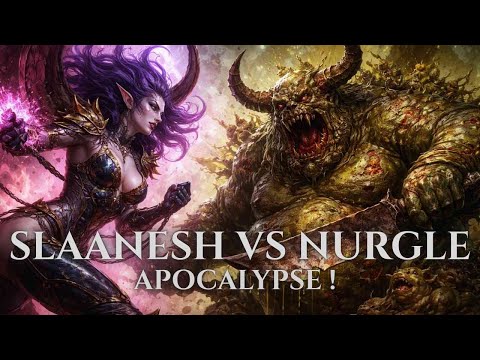 Si Slaanesh et Nurgle s’affrontent, la réalité ne survivra pas | WH40K
