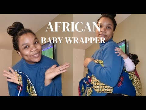 OnyiiTV | How to Tie African Baby Wrapper like a Pro | African Baby Wrap
