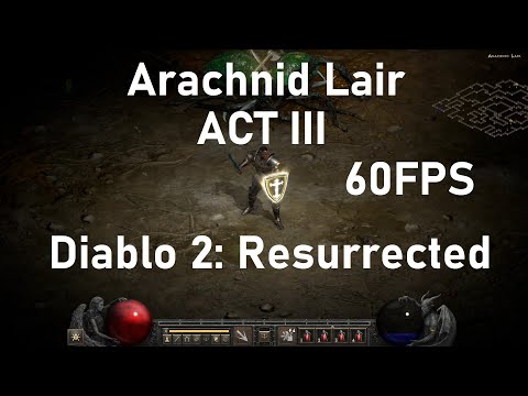 Diablo 2 Resurrected Arachnid Lair 60FPS
