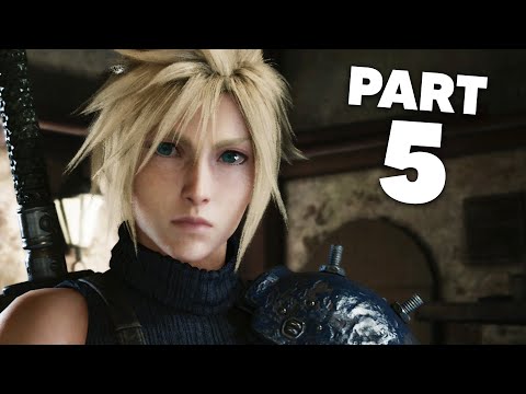 FINAL FANTASY 7 REMAKE PS4 Gameplay Walkthrough Part 5 - CHAPTER 5 DOGGED PURSUIT (Full Game)