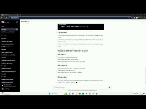 flask python vs django