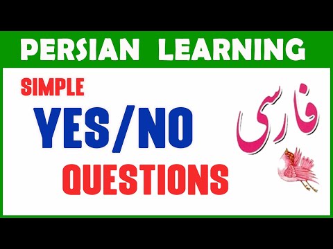Learn Persian/Farsi as a beginner - Lesson 4:  Yes/No Questions