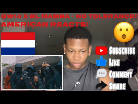 AMERICAN REACTION TO DUTCH DRILL #RYT GW14 x BL Mamba - No Tolerance (Music video) Pressplay