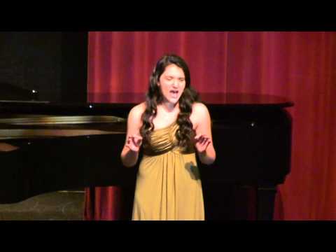 Hollie Matthews performs Quanto men vo from La Boheme by Giacomo Puccini