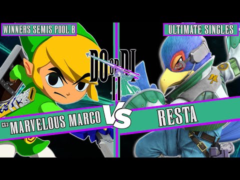 Do or DI #2 Ultimate Singles Winners Semis Pool B - Marvelous Marco (Toon Link) Vs. Resta (Falco)