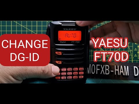 YAESU FT70D Group Mode Quick Change - DG-ID