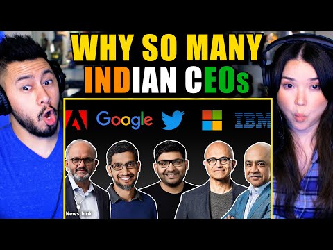 WHY SO MANY CEOS ARE FROM INDIA - Reaction!