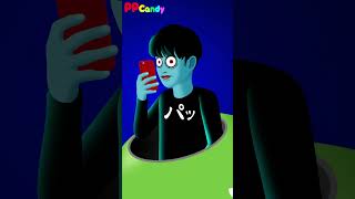 マンホールおばけの頭からイロイロ出てくる #shorts #anime #animation #妖怪