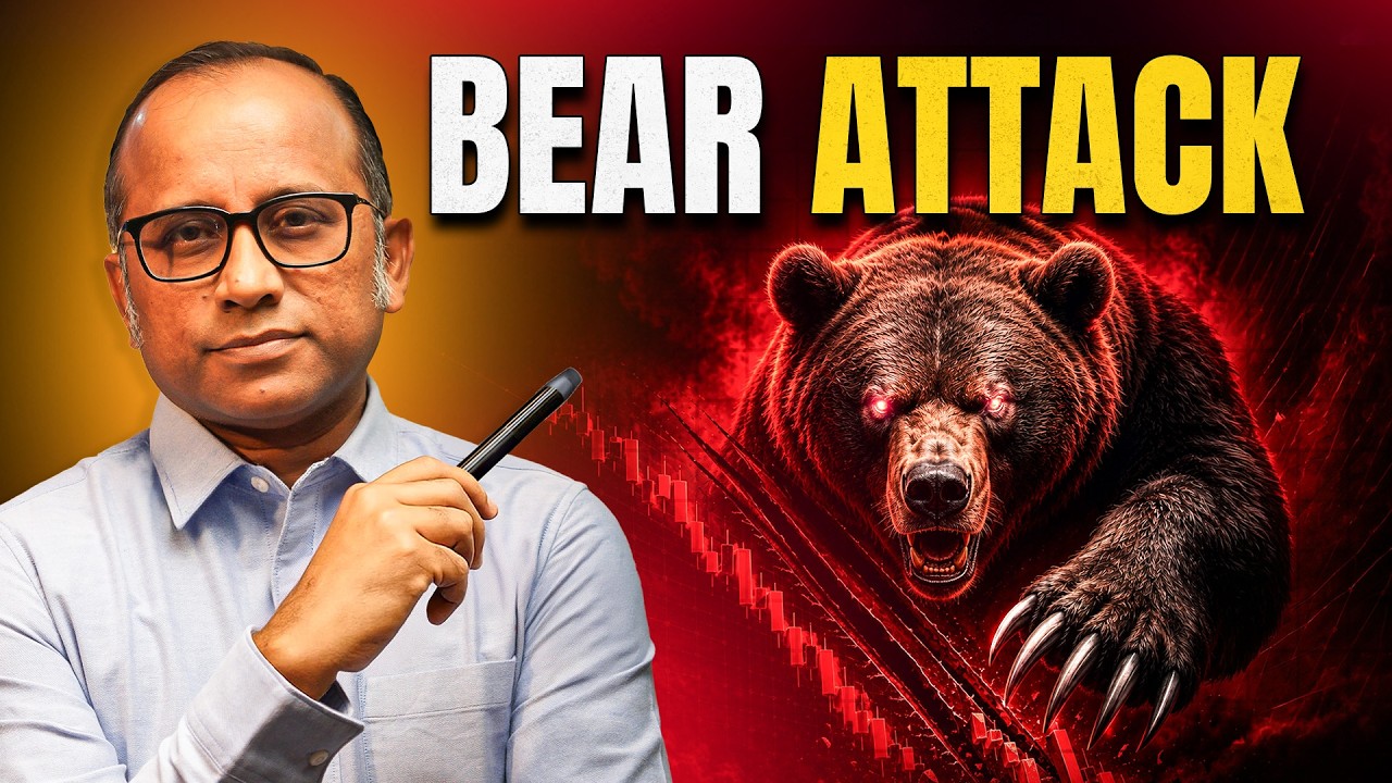 क्या Bear Market शुरू हो गया है?  $4 Trillion Bomb 💣 | Japan + Iran + FII = Nifty? #bulltrack