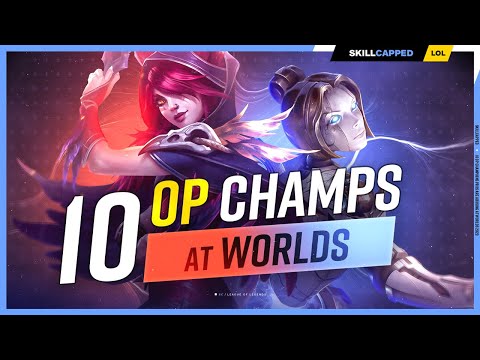 10 OP CHAMPIONS PROS are ABUSING at WORLDS 2023 - League of Legends