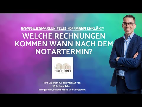 🏡 Kaufvertrag unterschrieben - wann kommen welche Rechnungen?🏡