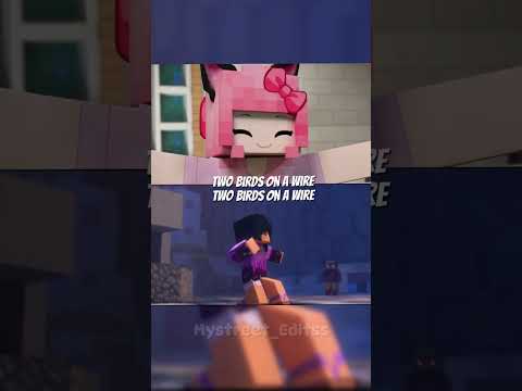 two birds... #aphmauedit #minecraft #minecraftanimations #edit #shortsfeed #aphmau