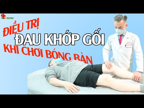 Đau khớp gối khi chơi bóng bàn - Điều trị thế nào?