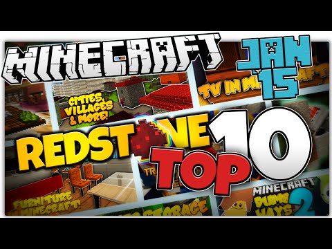 Minecraft | Top 10 Minecraft Redstone Creations! (Top 10 Minecraft January 2015)