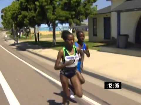 Ethiopian Woman Athlete 5000m in 2010 - Dibaba