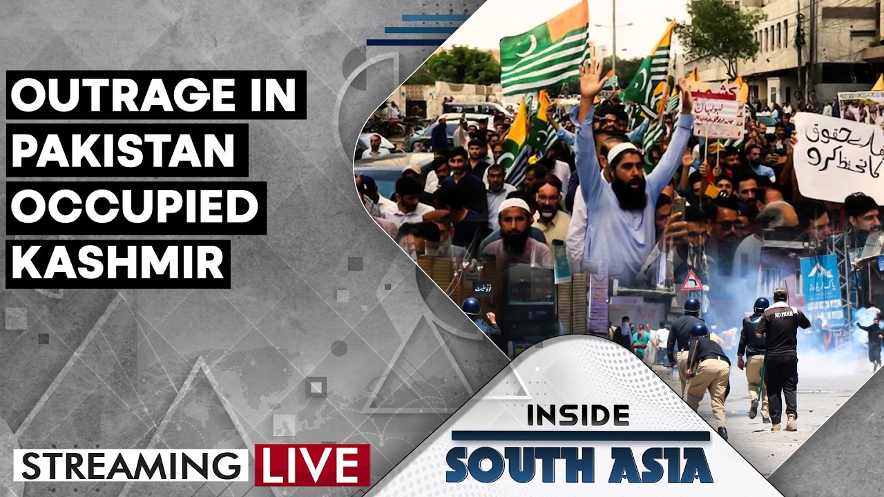 Inside South Asia LIVE: Major Protest in Pakistan-Occupied Kashmir | WION