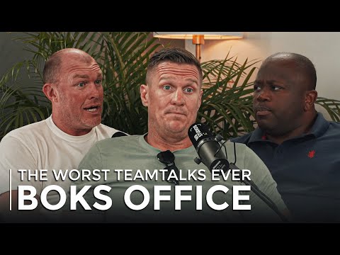 Springbok rugby legends go deep on their worst ever teamtalks | Boks Office
