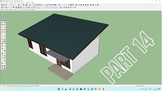 Download lagu Cara Menggambar Atap Miring Desain B di sketchup - Mudah & Cepat Part 14 mp3