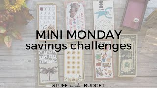 Mini Monday Savings Challenges