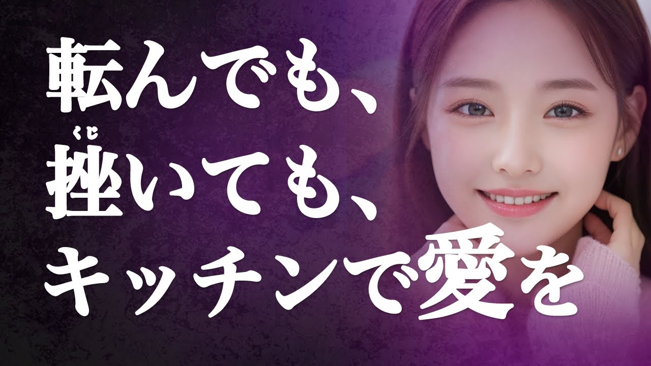 【動画小説】転んでも、挫いても、キッチンで愛を